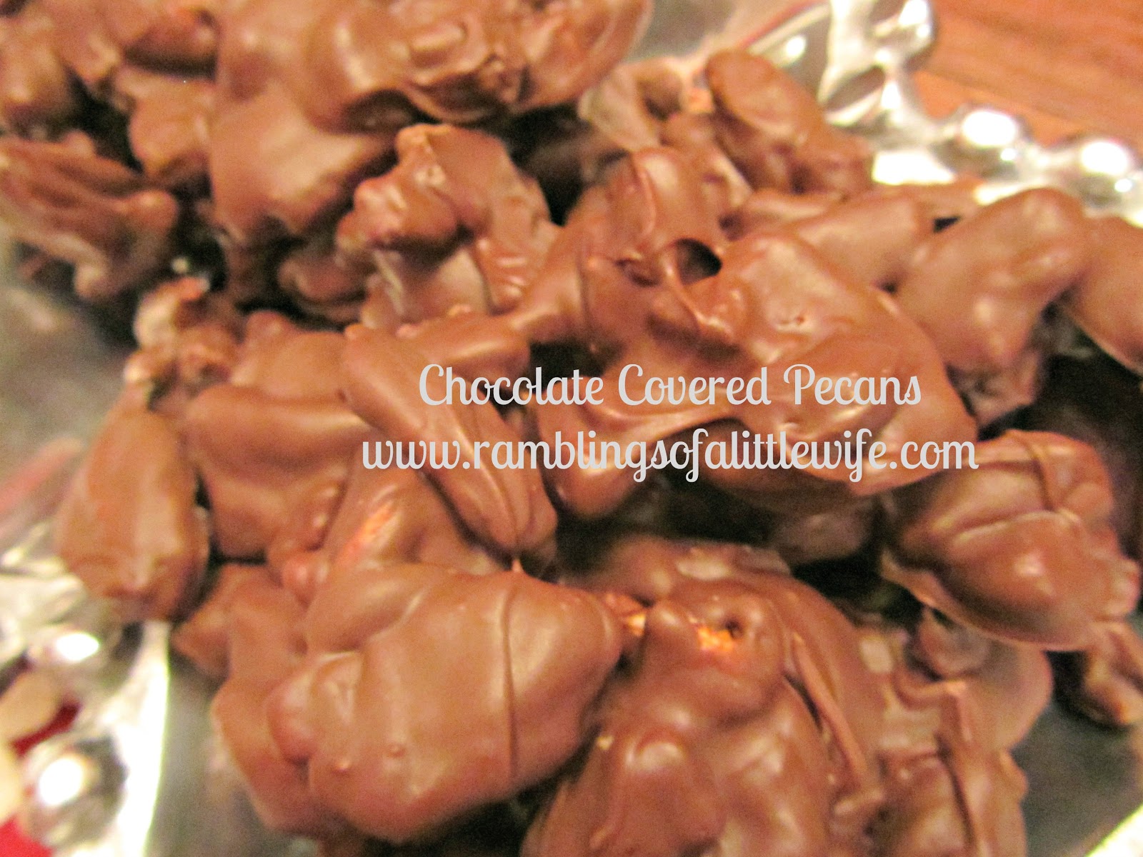 Recipes Chocolate Covered Pecans