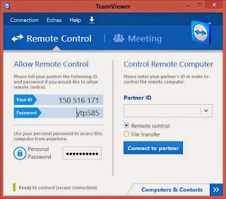 Install TeamViewer from the JAMB E-Brochure