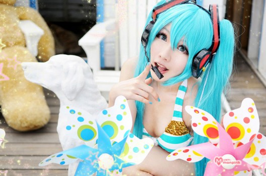 CosRain.Com Mon＇s COSPLAY - Miku Hatsune  