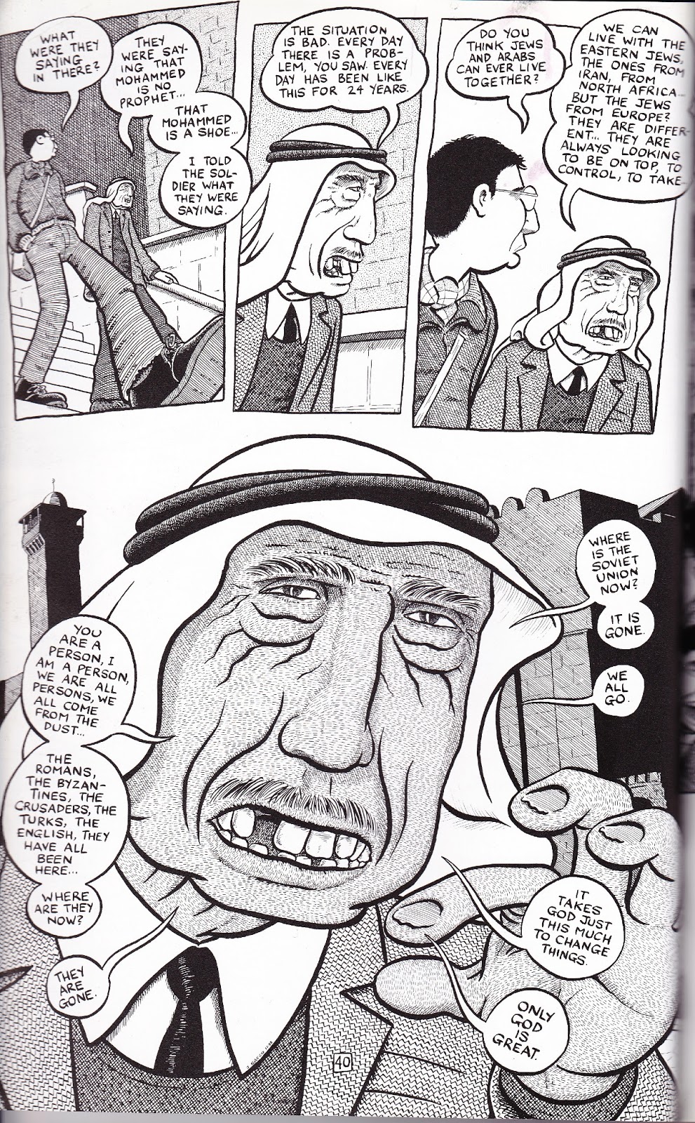 Zombie Parent's Guide Book Review Palestine by Joe Sacco