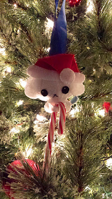 How to Make a Buru Buru Dog Holiday Ornament plushie tutorial