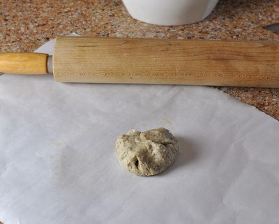 How to make Grilled Flatbread from scratch, step-by-step photos and instructions. Pinch dough to form a round.