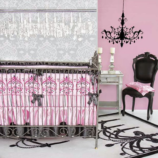 10 Cuartos de bebés en rosa y gris - Colores en Casa