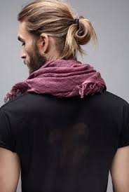 Beautiful Half Ponytail Hairstyle For Men In 2015 Best Haircuts