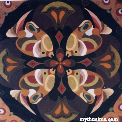 Tranh To Mau Trang Tri Hinh Tron Cho Be