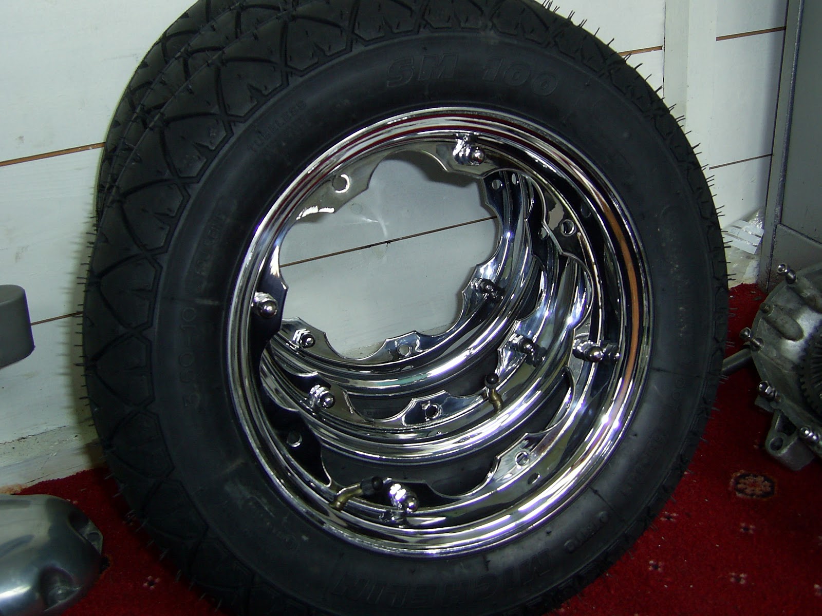 SERVETA LAMBRETTA Li 150 Lambretta Headset and Wheels