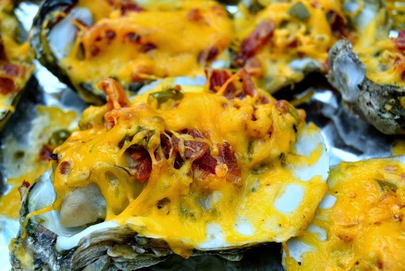 RVAGOGO Jalapeno, Bacon, and Cheddar Baked Oysters