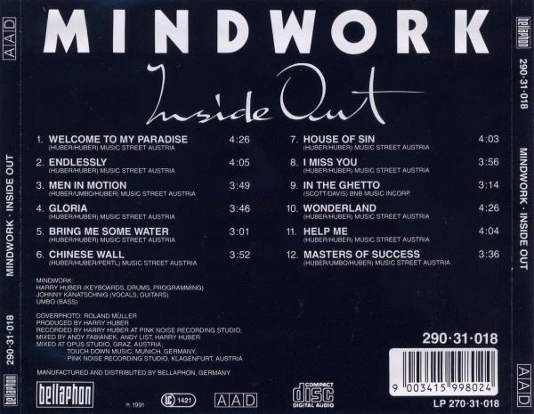 MINDWORK - Inside Out (1991) back