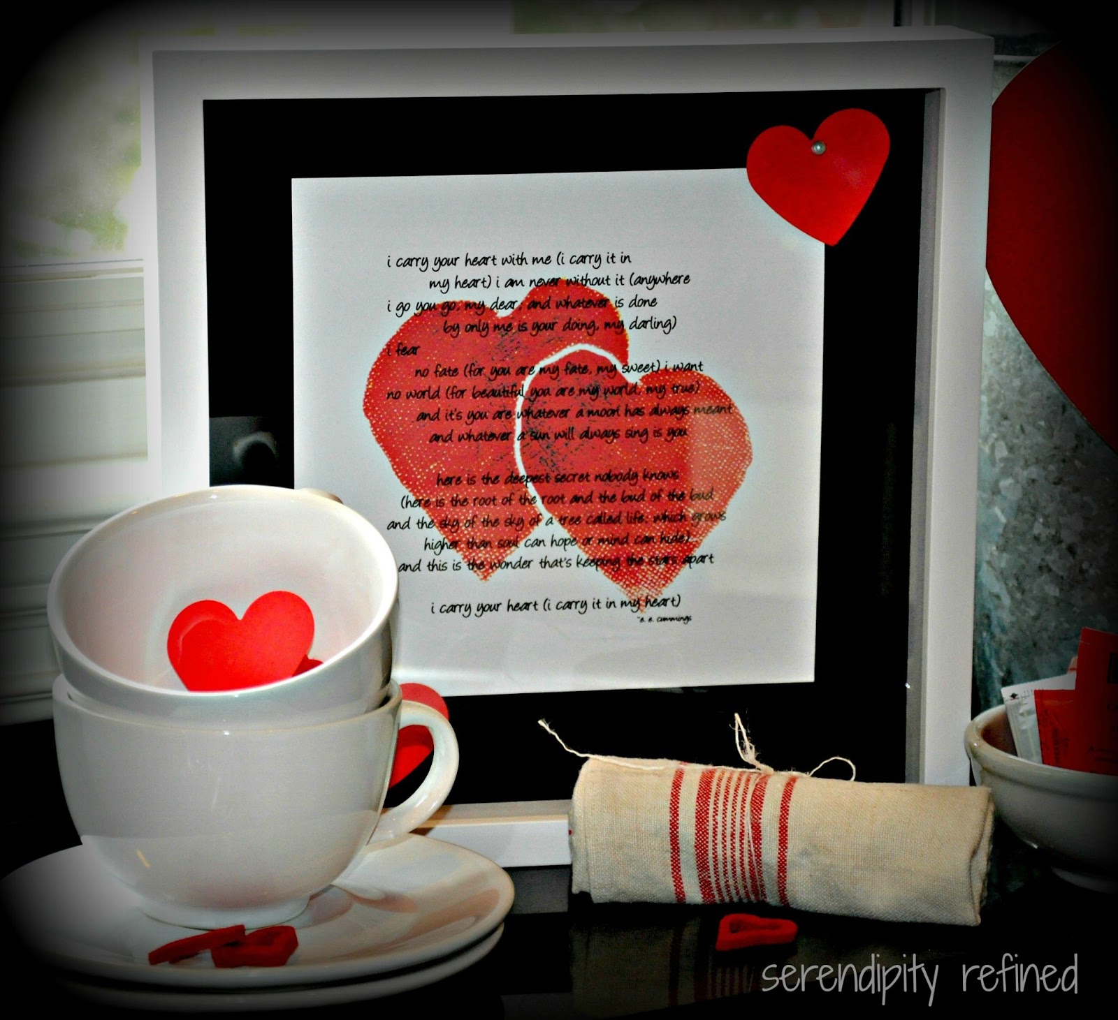 Serendipity Refined Blog: Valentine #39 s Day Decor and A Free Printable