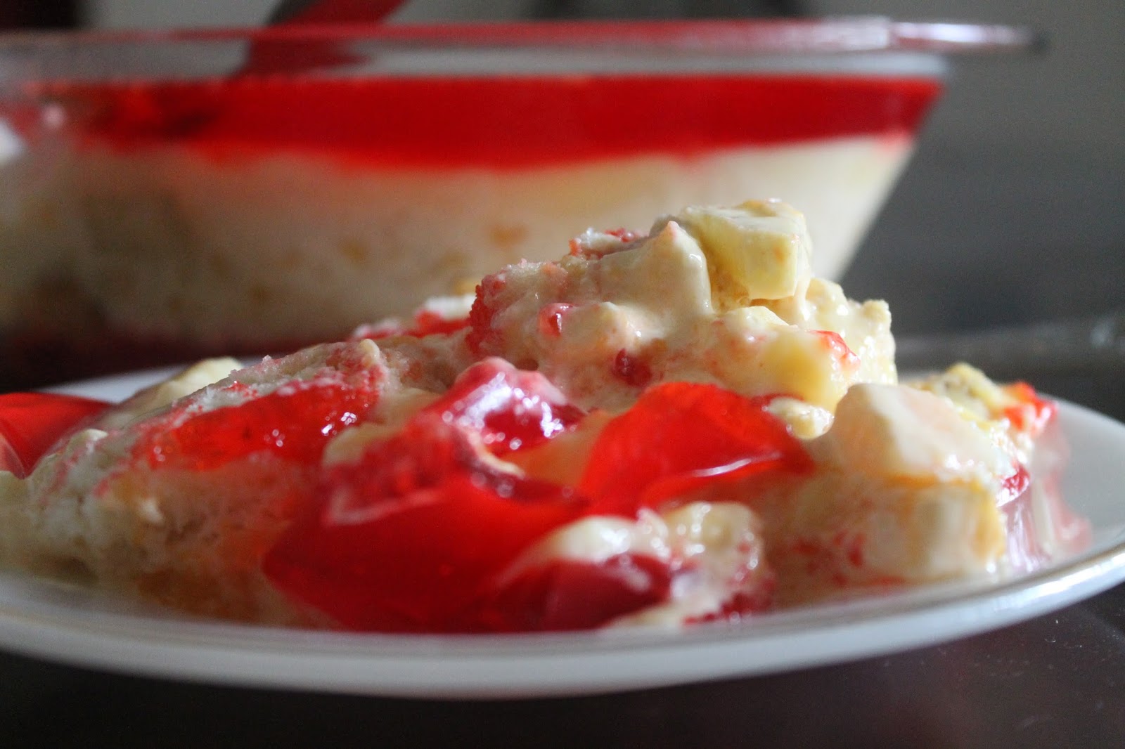 Femi's Kitchen JELLY CUSTARD PUDDING WITH FRUITS