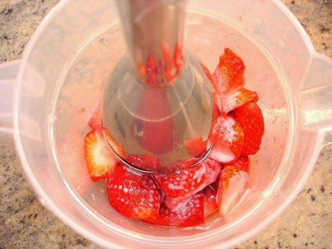 Febrero es así: Helado de fresas en 5 minutos (2 ingredientes)