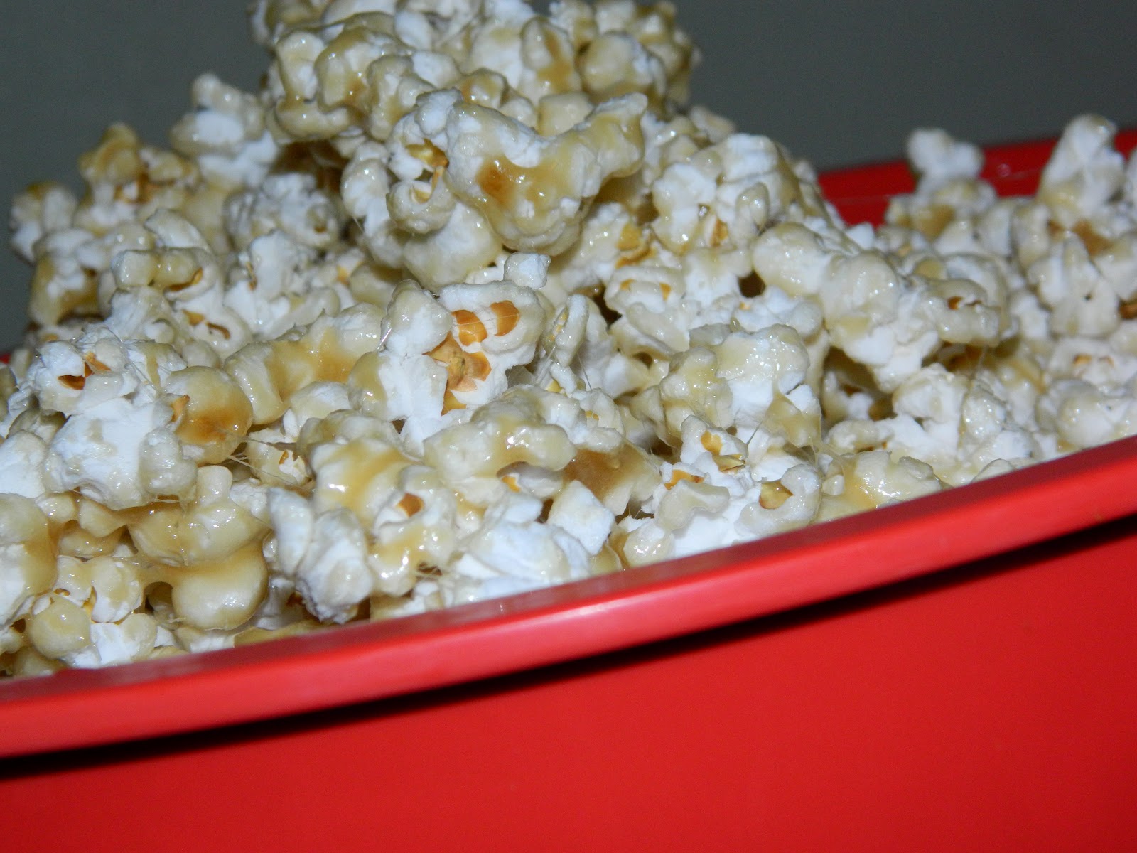 I Knead to Bake Marshmallow Caramel Popcorn