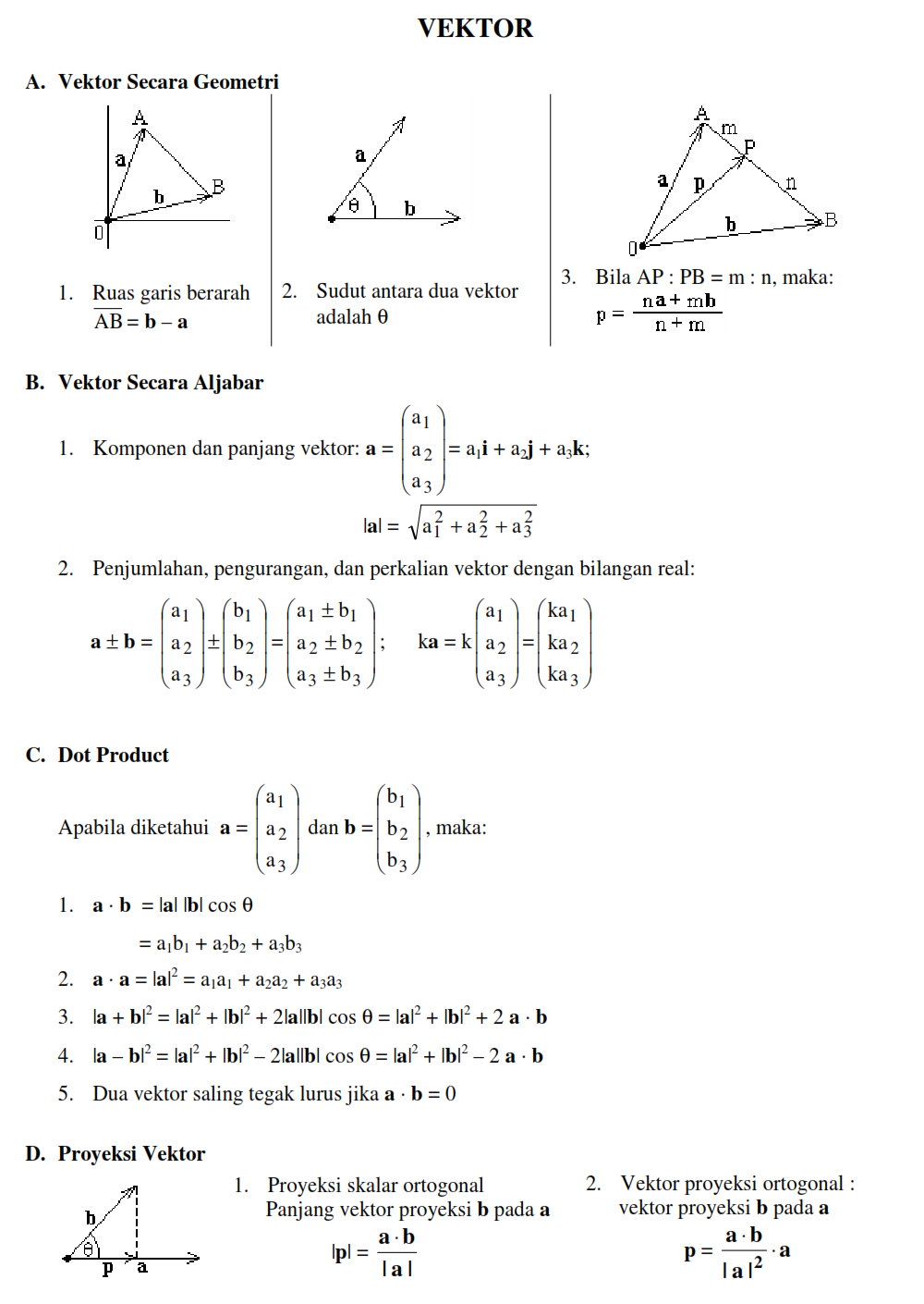 Stehender vektor matematika peminatan image