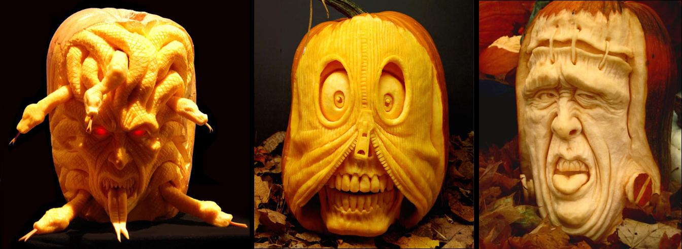 Simply Creative: Awesome Pumpkin Carving by Ray Villafane