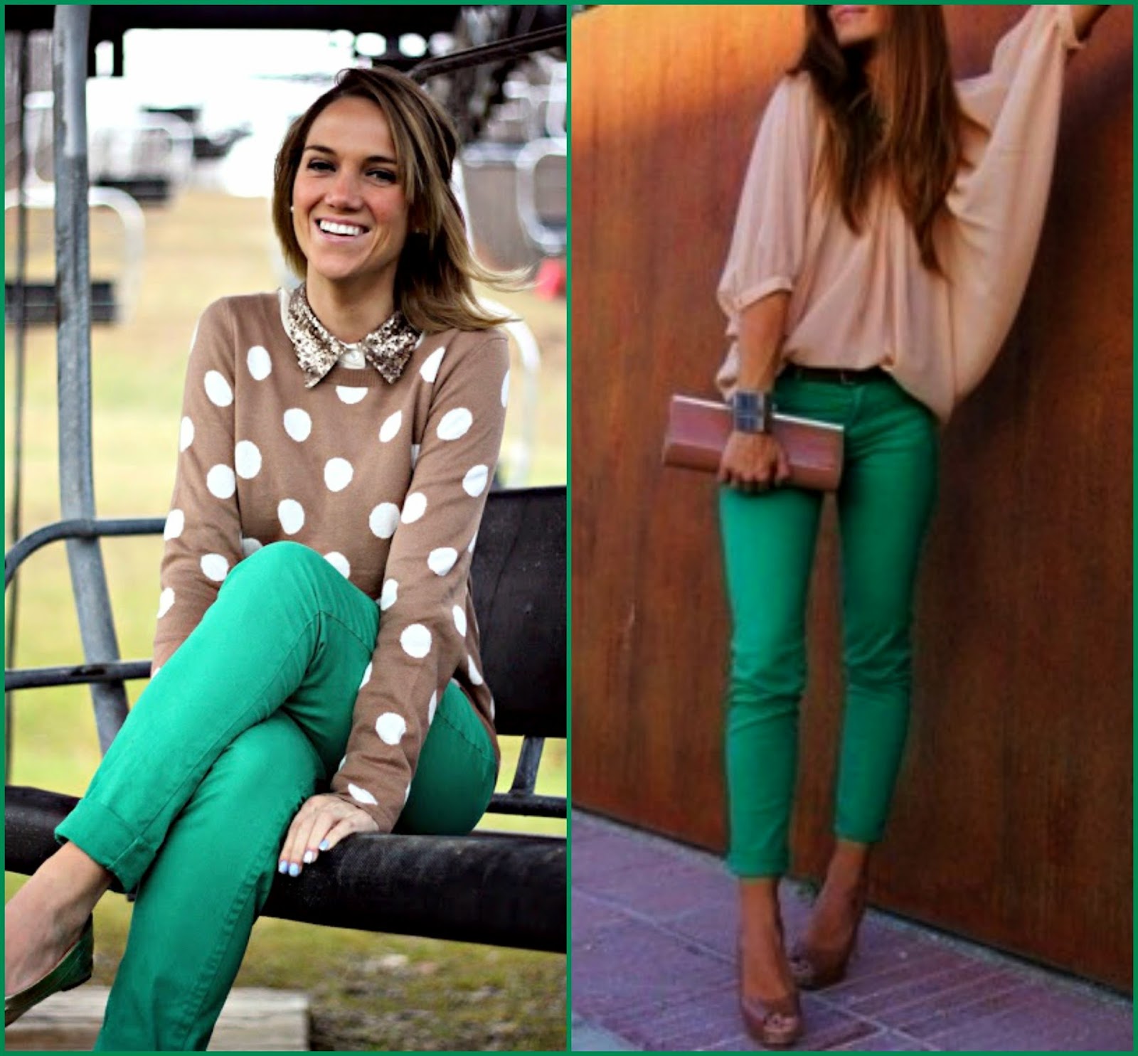 Poise Passion 5 Ways to Wear Green Pants
