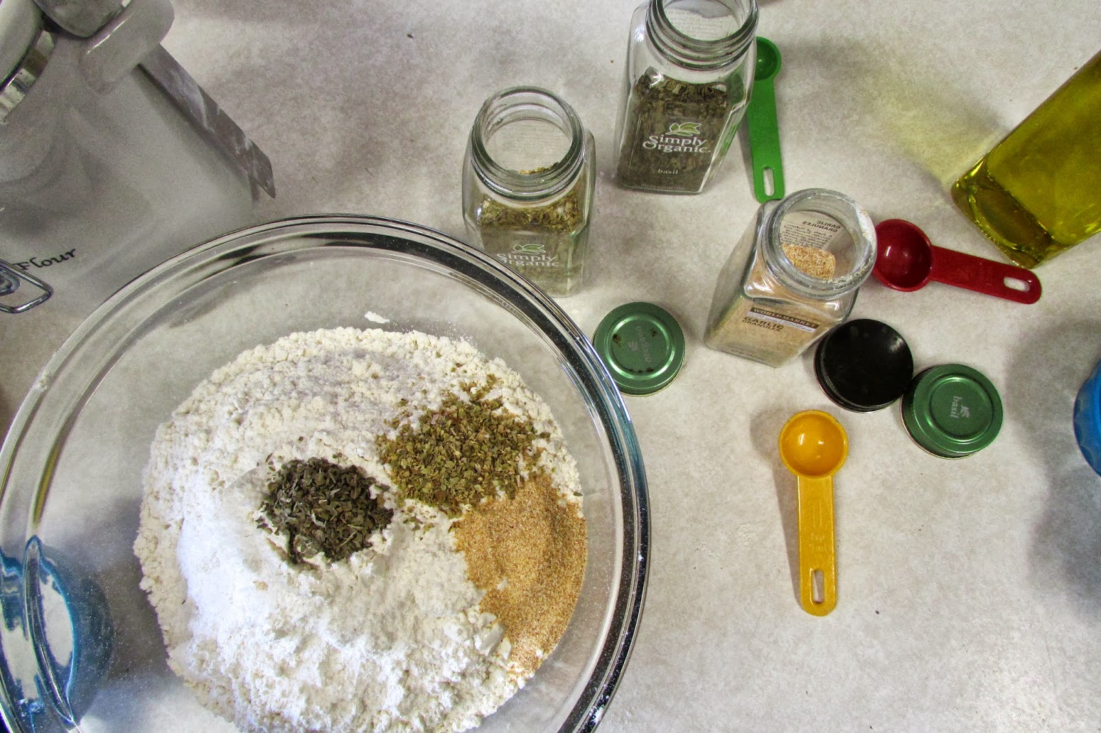 The Mellow Mallow Easy Garlic & Herb Pizza Crust Recipe