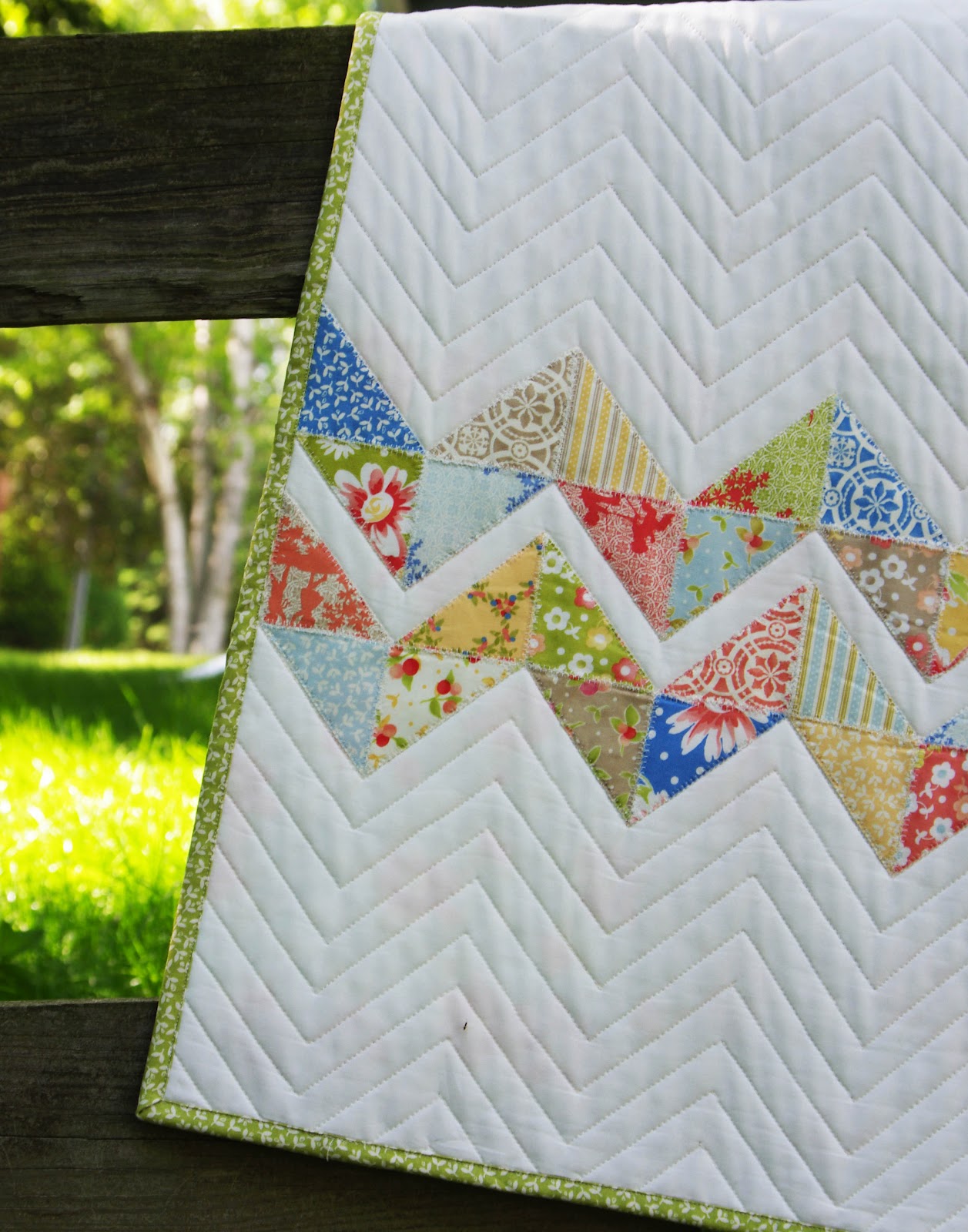 Ahhh...Quilting Zigzag Baby Quilt