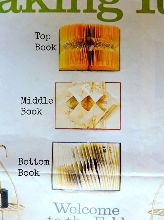 Upcycle Book Folding from Budget Living the ReFab Diaries