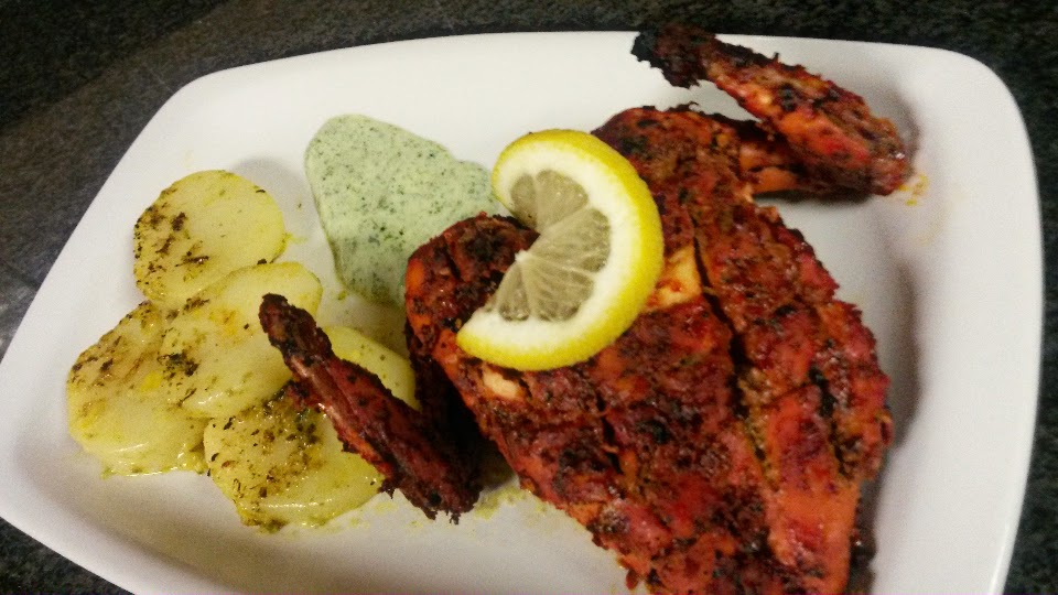 Chicken Braai/BBQ & Creamy Sliced Potato Bake [side] Spicy Fusion Kitchen