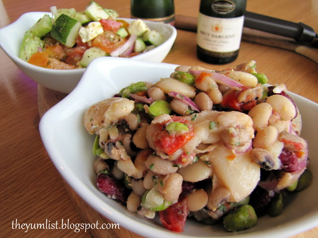 Greek Salad and Four Bean Salad Bubbles and Bites, Genting Hotel, Genting Highlands