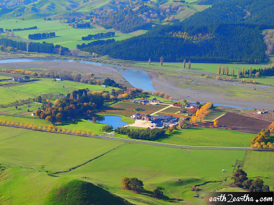 Beautiful View from Te Mata Peak NZ