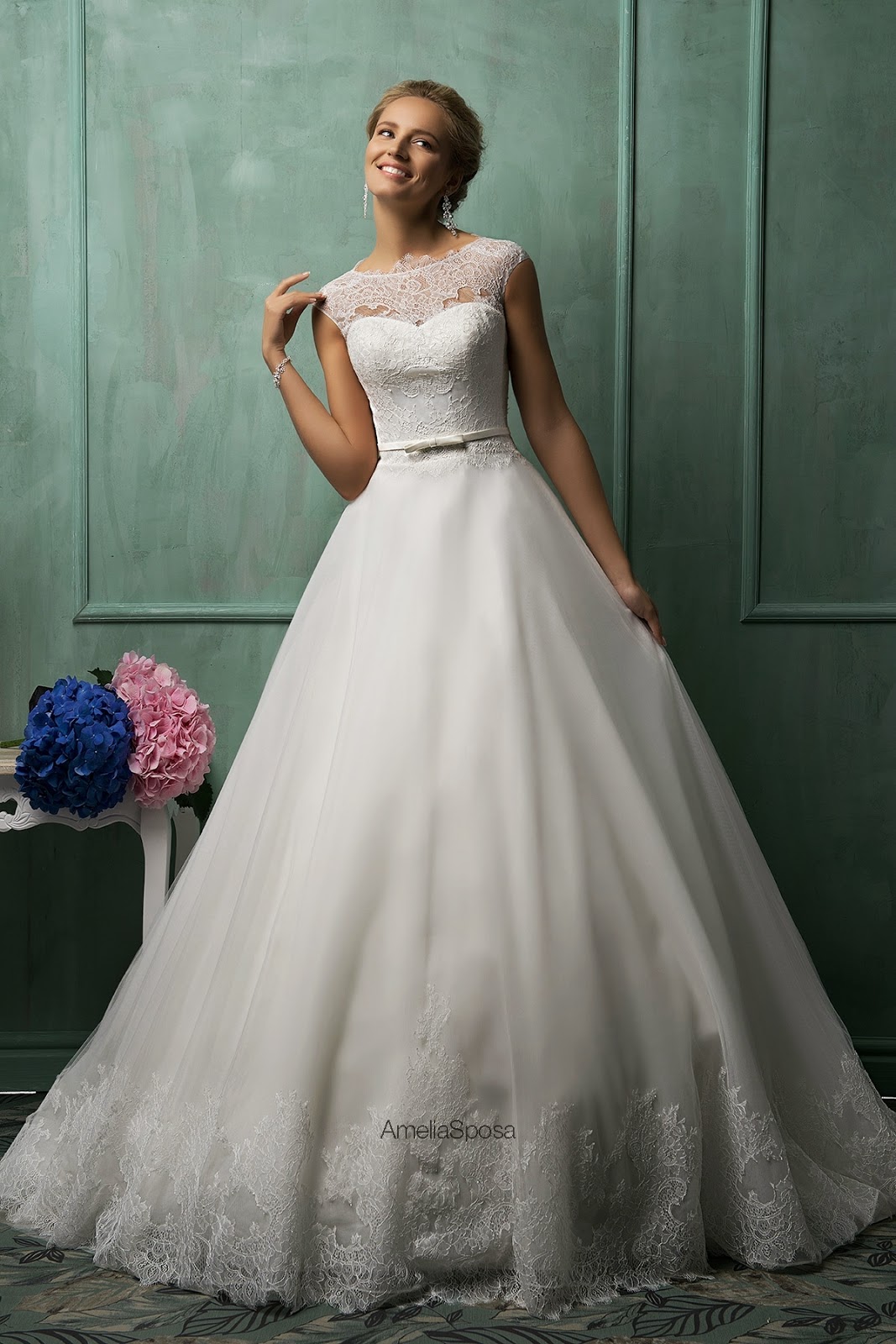 Amelia Sposa 2014 Wedding Dresses Collection Part 2 Glowlicious.Me