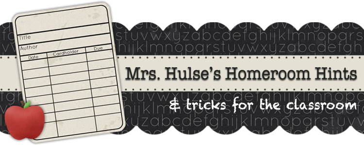 Hulse's Homeroom Hints