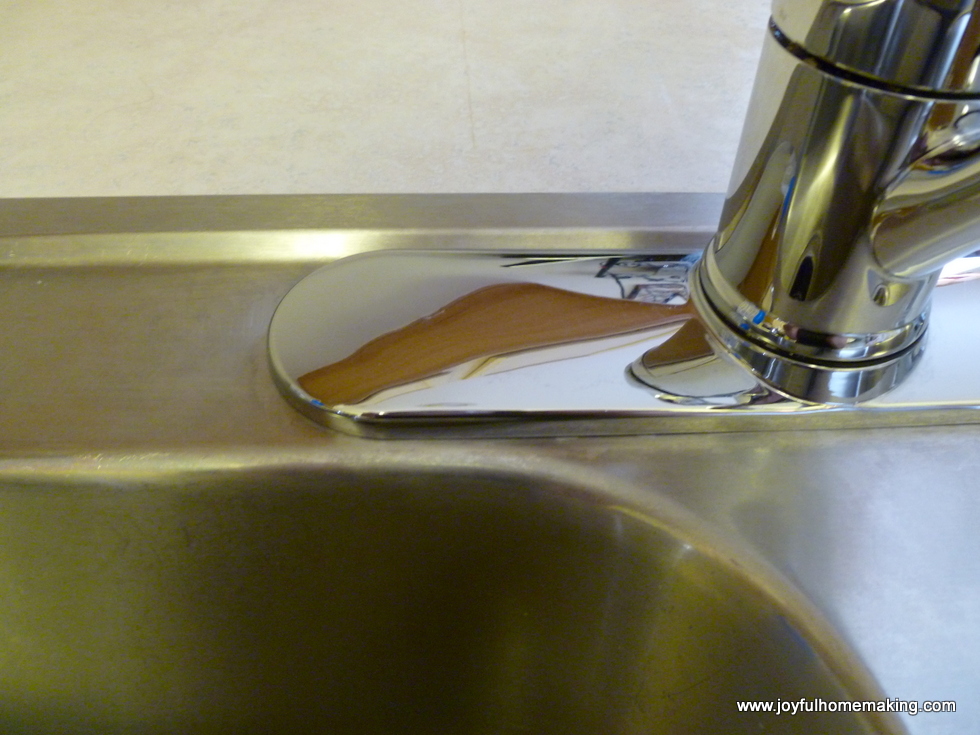 Vinegar as a Mineral Deposit Sink Cleanser Joyful Homemaking