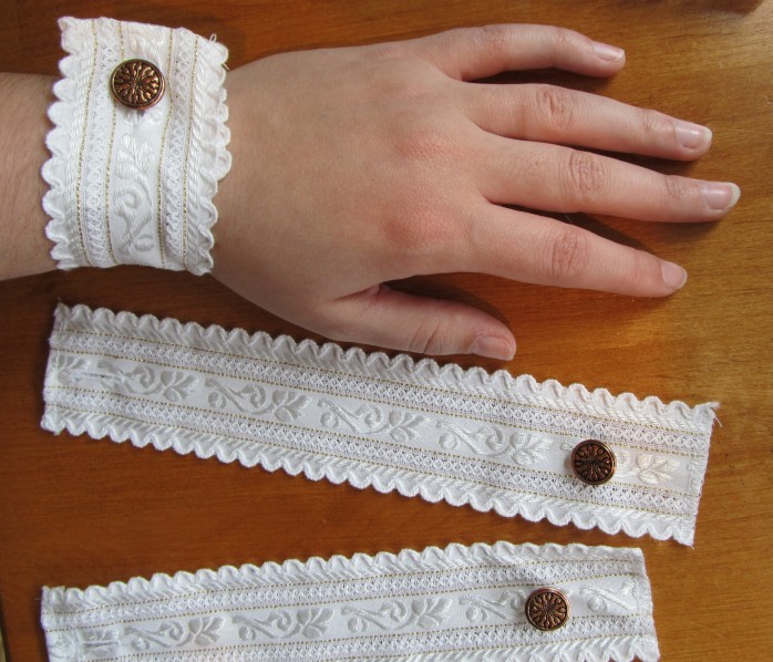 Crafters In Disguise Buttoned Wrist Cuffs