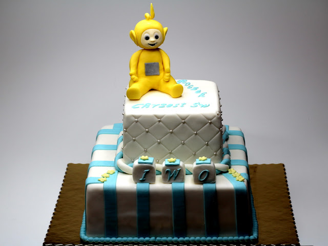 Christening Cake with Teletubbies - London Cakes