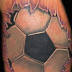 3D Tattoo of Football