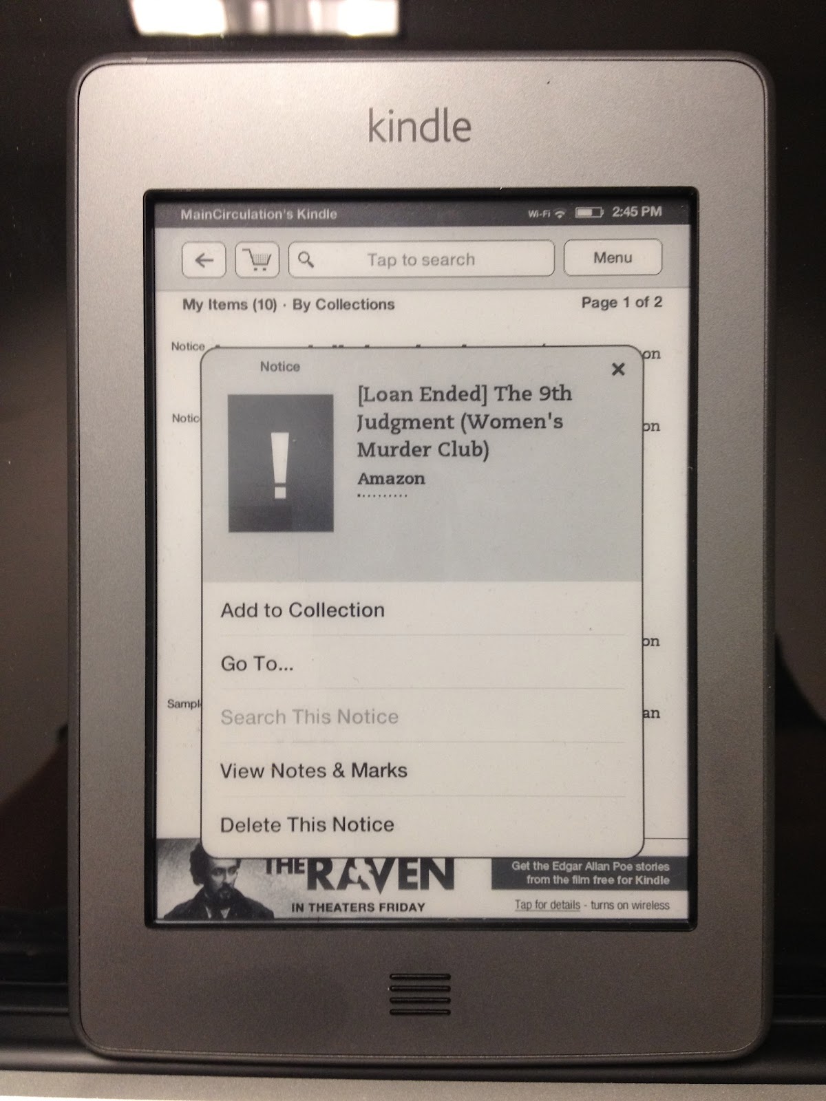 How do you delete Kindle books from your device?