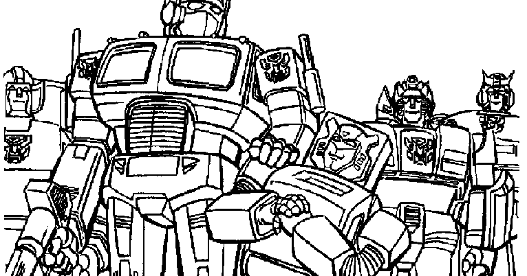 Masami Lauman: Transformers Team Coloring Pages