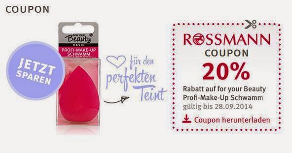 Annashines Beautyblog Coupon Rabatt Fur Den For Your Beauty Profi Make Up Schwamm Bis 28 09 14 Gultig