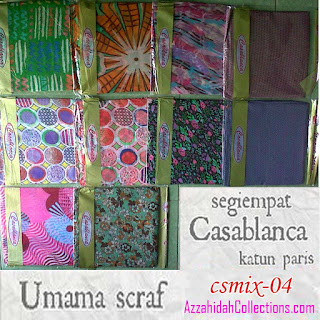 Segi Empat Umama Scarf Casablanca – AzzahidahCollections.com