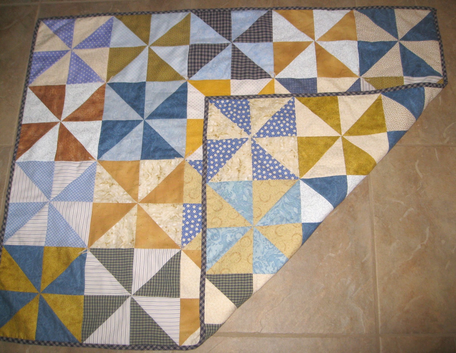 Simply Projects Pinwheel Baby Blanket