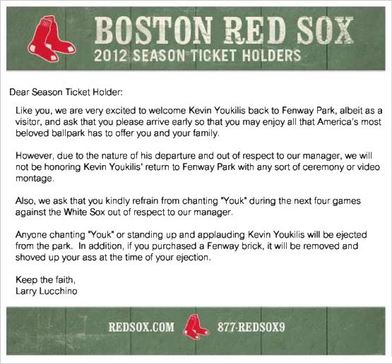 masshole sports larry lucchinos letter to red sox season ticket ejection letter