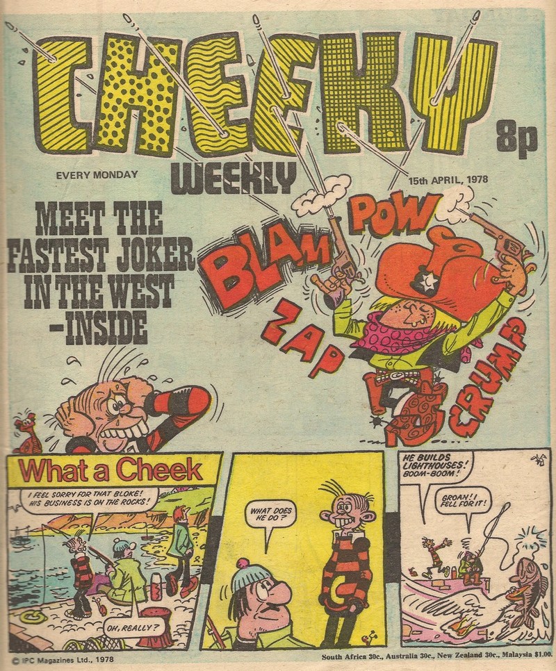 Cheeky Weekly Cheeky Weekly cover date 15 April 1978