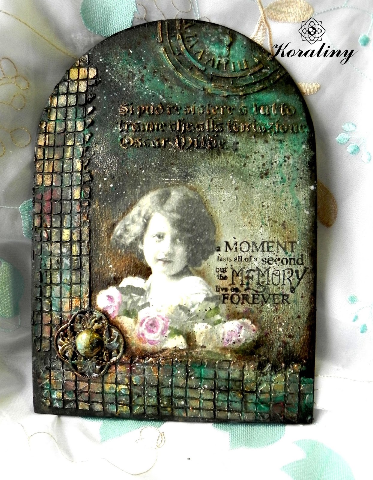 KORALINY Pracownia i sklep decoupage Mixed media + decoupage, czyli