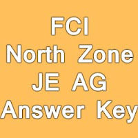 FCI North Zone JE AG Answer Key 2015