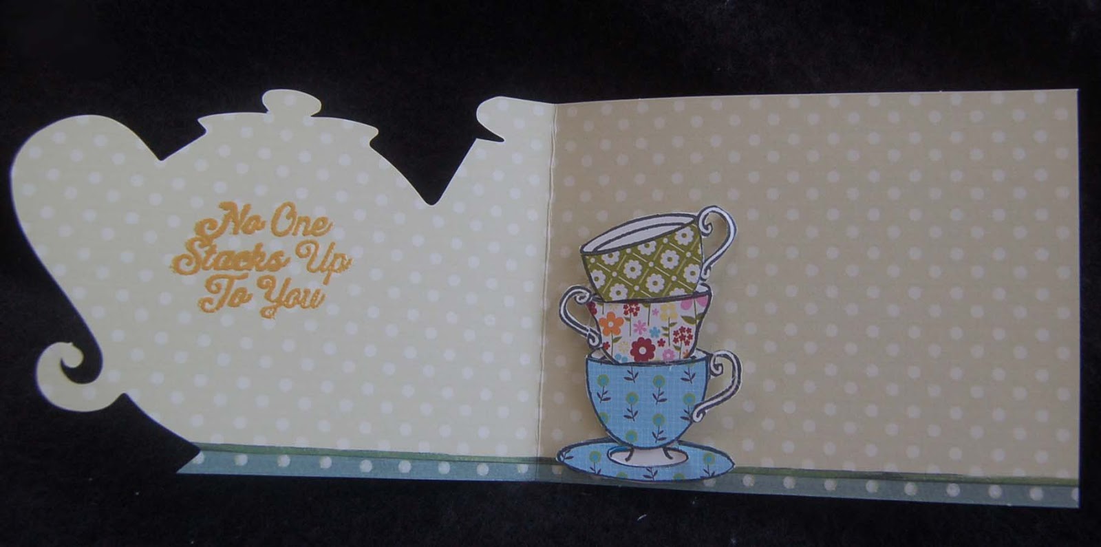Lynn's Craft Blog Teapot Thank You Card