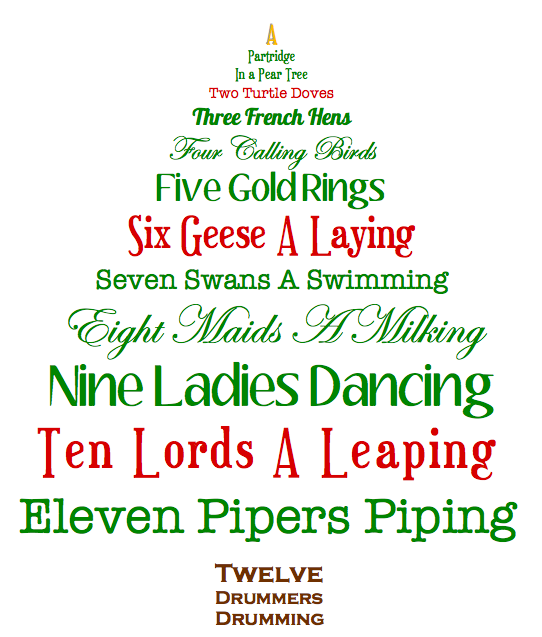 The Twelve Day Of Christmas | 12 Day Of Christmas (Songs) The Twelve Day Of Christmas | 12 Day Of Christmas (Songs)