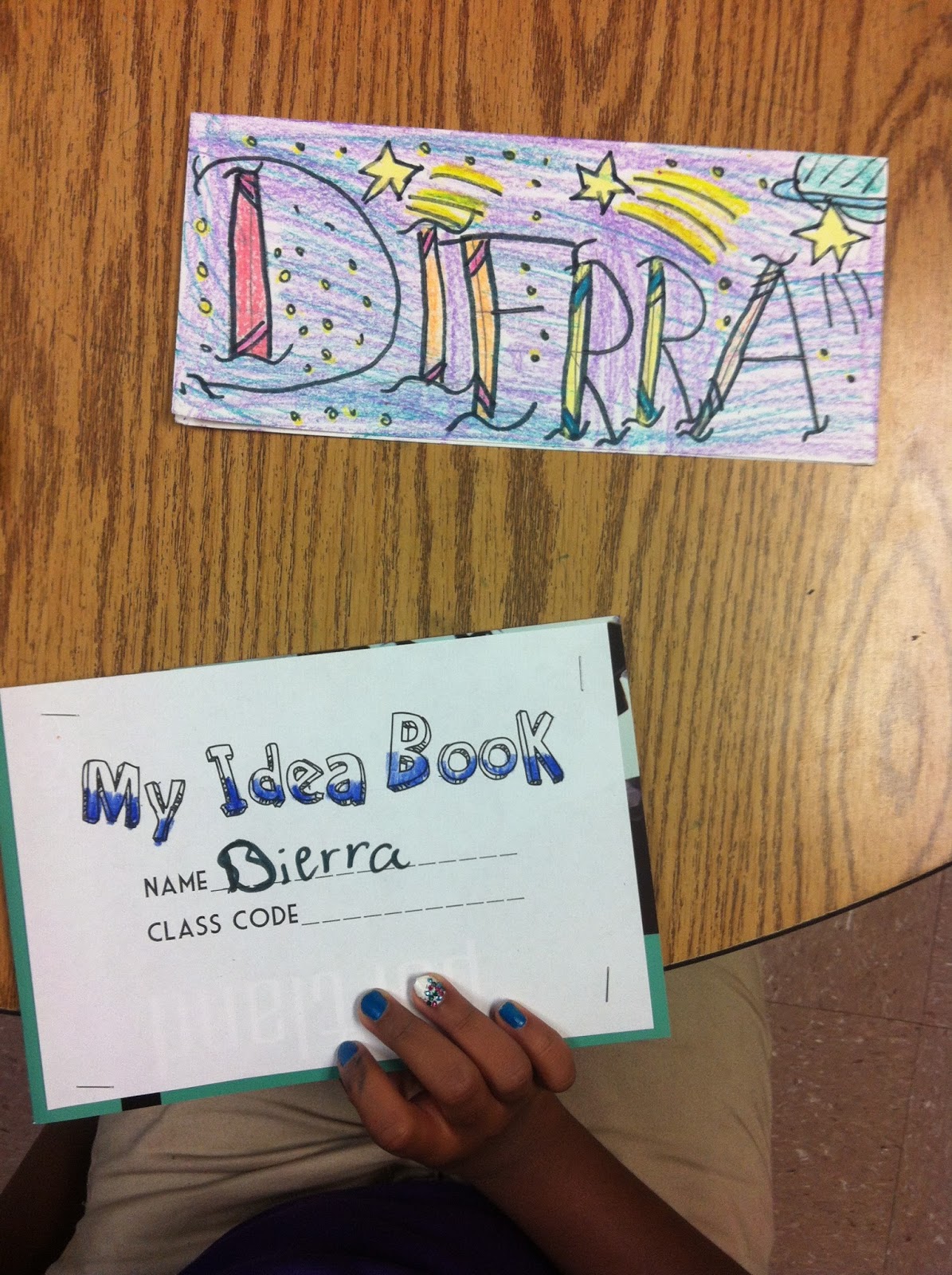 ChumleyScobey Art Room Name Tags and Idea Books