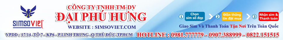 SIM PHONG THỦY VIETTEL - MOBIPHONE - VINAPHONE