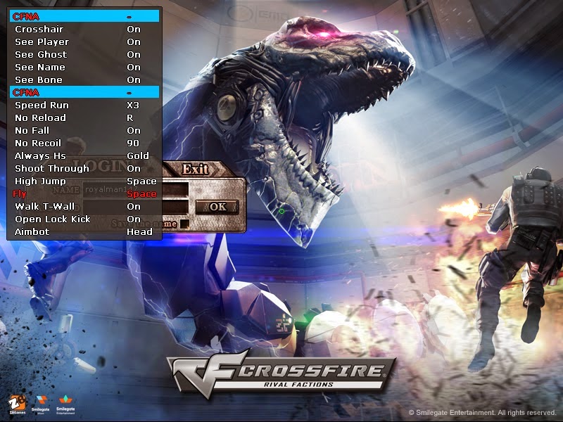 الهكر الجديد الذى يعمل على جميع اصدارات لعبة CROSSFIRE Crossfire20150420_0001