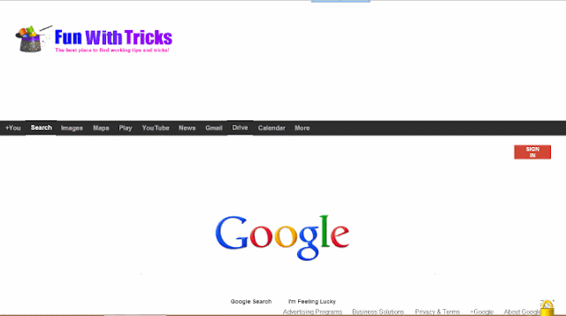 Make Google homepage crash