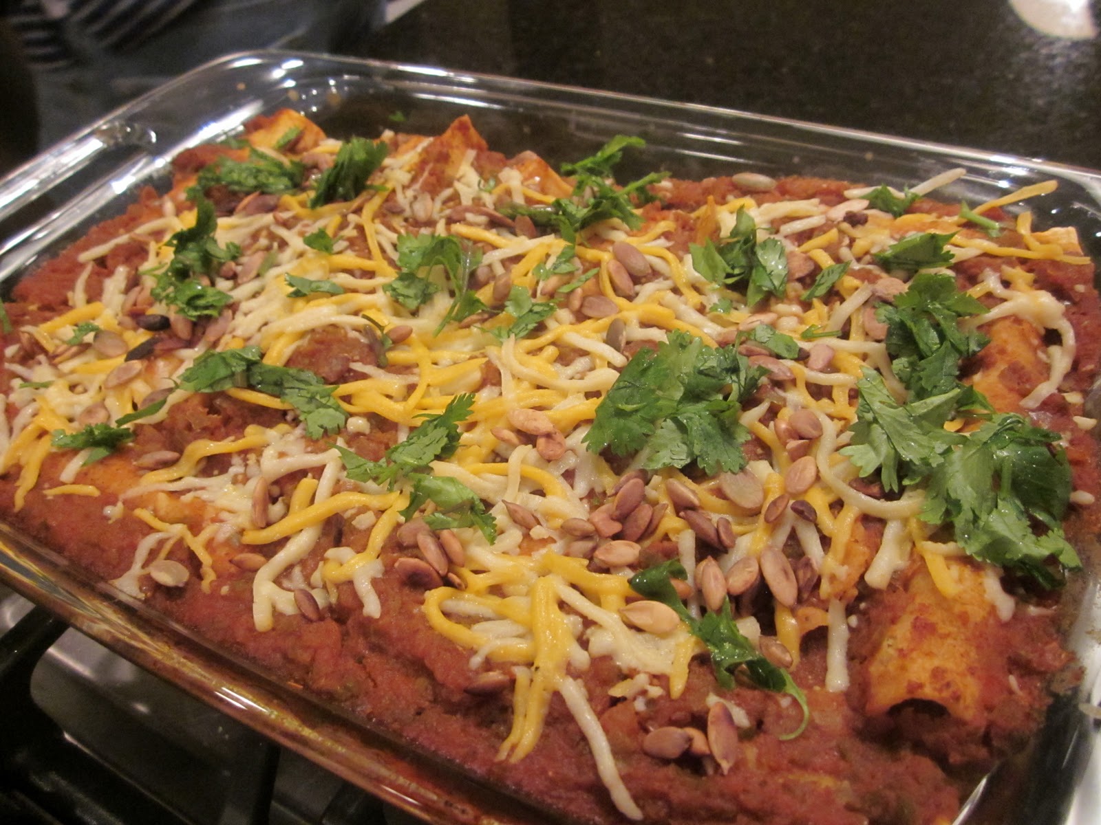 My Mess Their Kitchen The Weekly Vegan Potato & Kale Enchiladas with