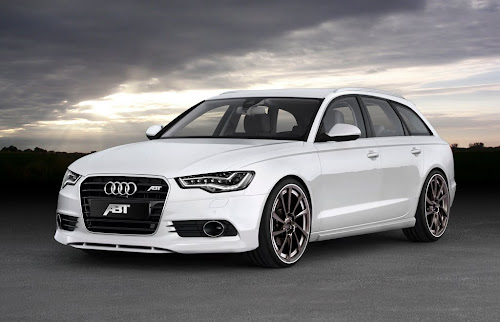 Rendering: Audi A6 C7 Avant in white by