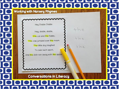 Nursery Rhymes- Charts and Tools