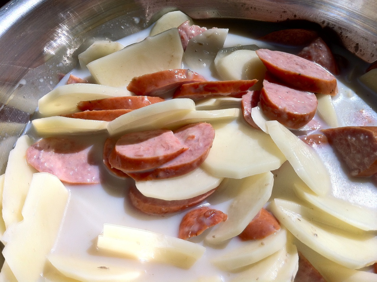 Mrs. Allen's Recipe Files Kielbasa Potato Bake